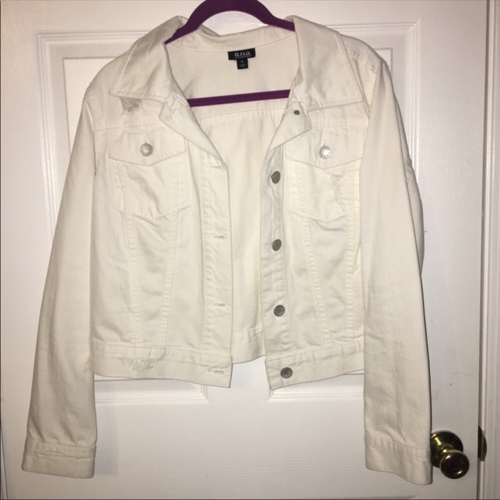 White Jean Jacket